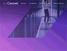 Tablet Screenshot of coranet.com